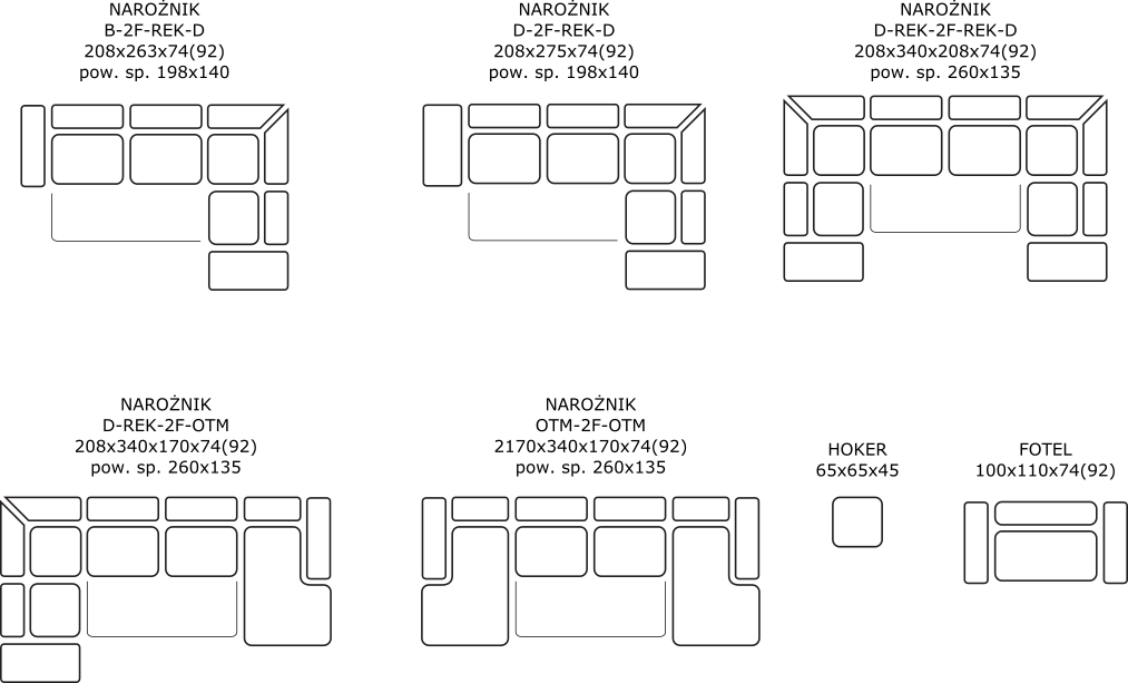 DOSTĘPNE UKŁADY ENZO
