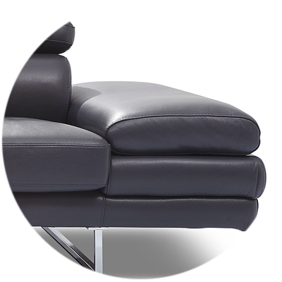 regulowany w kilku stopniach podłokietnik 