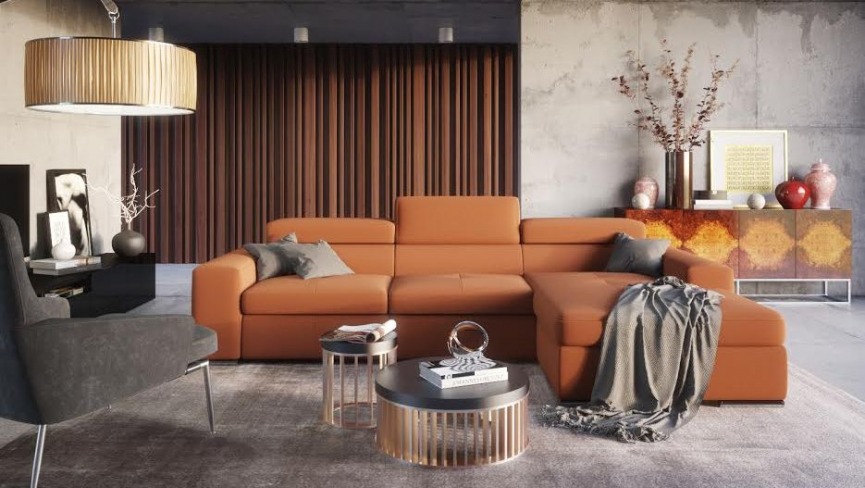 MASSIMO komfortowy narożnik z włoskimi mechanizmami