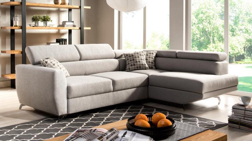 COMEZO narożnik w szarym kolorze