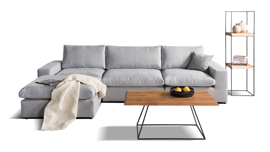 LOFT 7004 designerski regał w modnym loftowym stylu doskonale komponuje się z komfortowymi meblami CAYA DESIGN. LOFT 7004