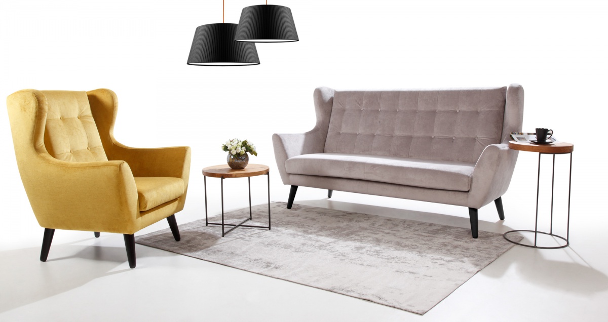 CLEO fotel CLEO designerska sofa - lekki skandynawski styl