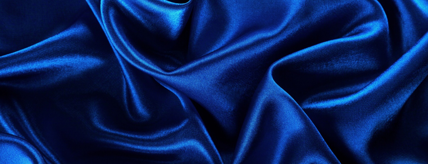 Tkanina velvet w modnym niebieskim kolorze 