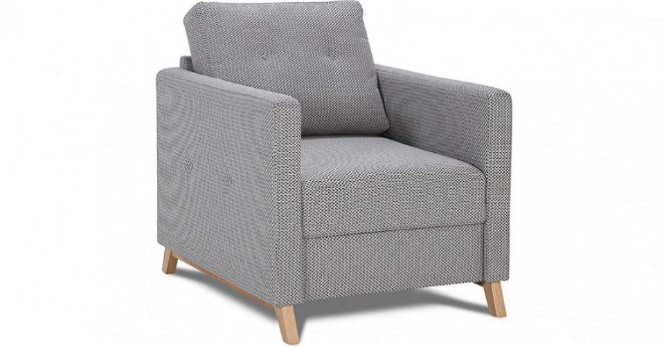 Pikowania i ozdobne guziki podkreślają skandynawski styl kolekcji.