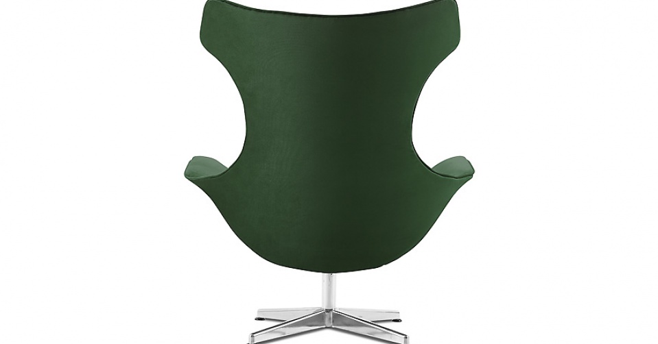 MIRASOL designerski fotel w tkaninie velvet NAPOLI