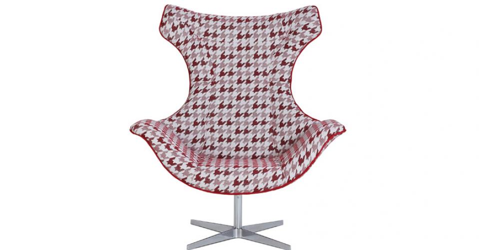 MIRASOL designerski fotel w tkaninie Mirasol