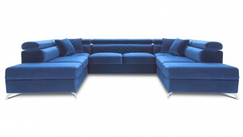 MENTOR w układzie D-REC-2D-REC-D z funkcją spania w tkaninie velvet.