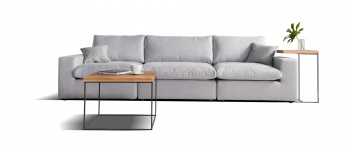 CUBE sofa 3 osobowa wymiar 315 cm. CUBE to prosta, czysta i przejrzysta forma mebla odzwierciedla modny trend modułowego aranżacji przestrzeni na różne sposoby.
