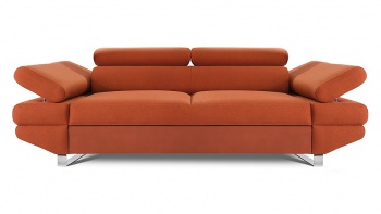 AVANTI sofa 2 osobowa w kolorze ceglastym.