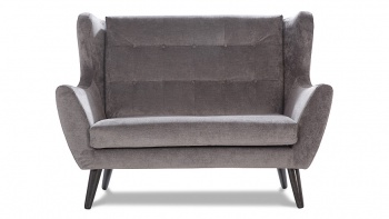 CLEO sofa 2 osobowa w tkaninie hydrofobowej Milton.