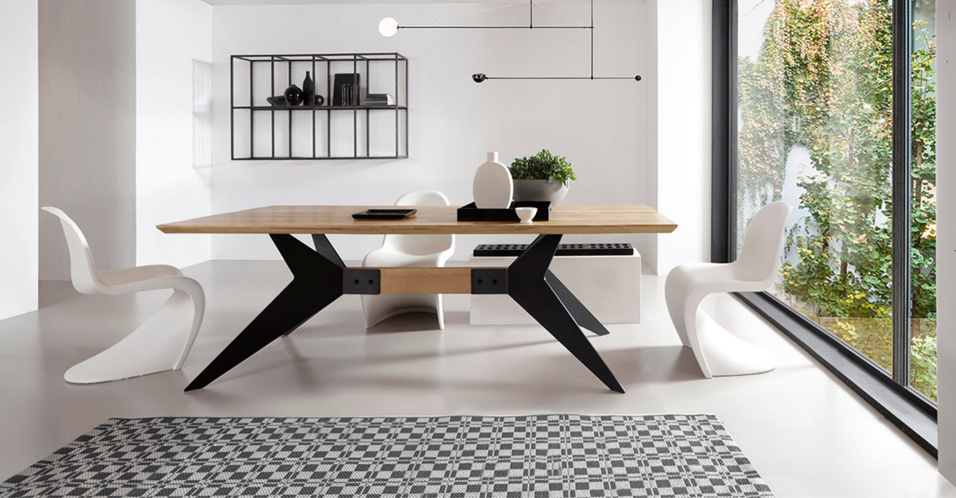 Piękny dębowy stół LOFT 6011